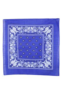 Paisley Print Bandana (Blue-Purple Tones)-S1302-ROYAL BLUE